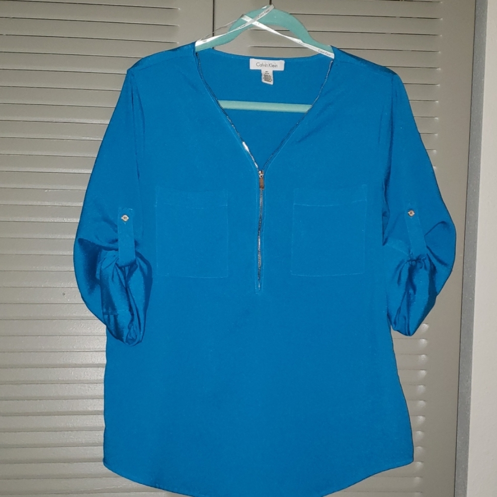 Calvin Klein 3/4 Sleeve Blouse